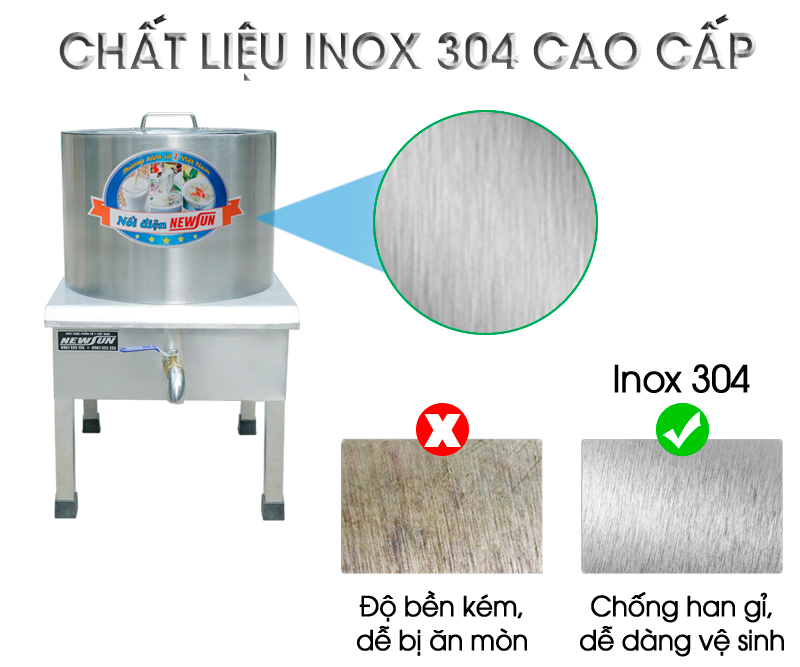 Nồi Nấu Phở Điện Tủ Điện Rời NEWSUN - Hàng Chính Hãng