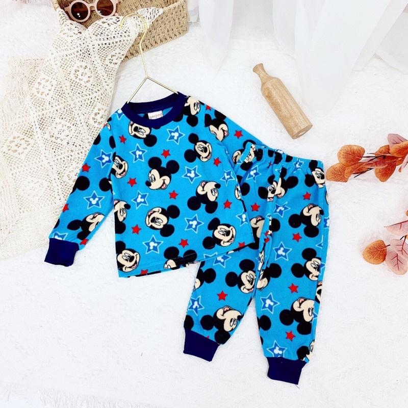 Bộ nỉ dài tay xuất dư cho bé trai/bé gái  M399