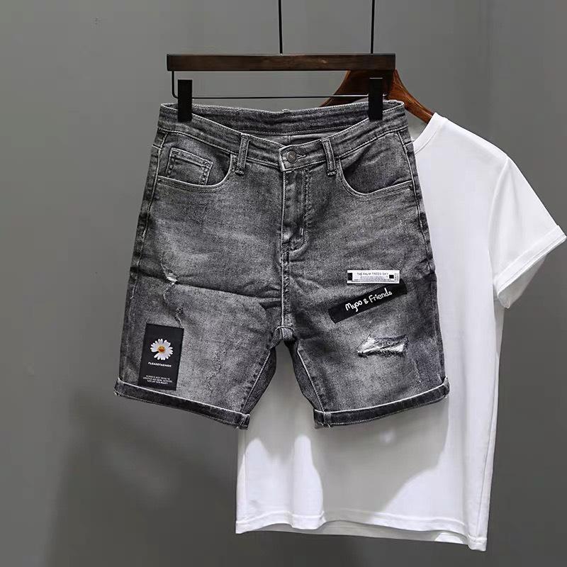 QUẦN SHORT JEAN NAM MẪU ĐẸP MÀU XÁM ĐEN ĐANG ĐƯỢC YÊU THÍCH 241