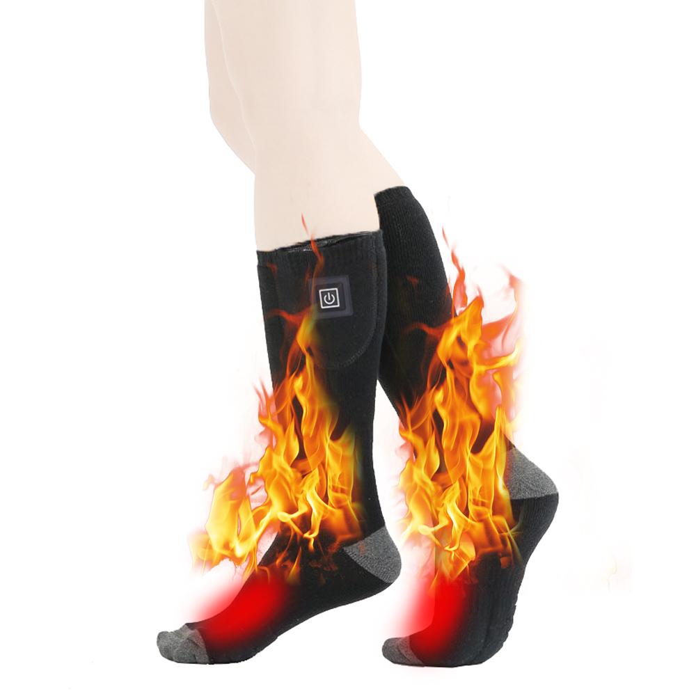 Electric Heated Socks for Men Women APP Control Rechargeable Heating Socks Battery Power Winter Warm Socks Feet Warmer for Cold Weather Camping Skiing Hiking Cycling