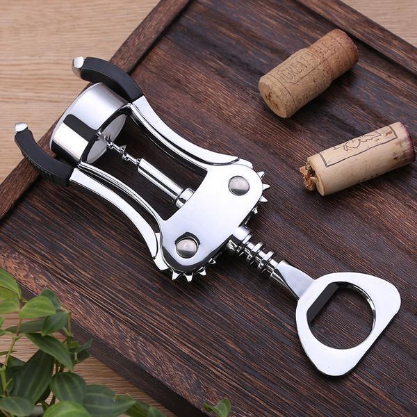 Đồ khui rượu vang, đồ khui có cánh cao cấp bằng hợp kim kẽm, có đồ khui đa năng, nâng cấp