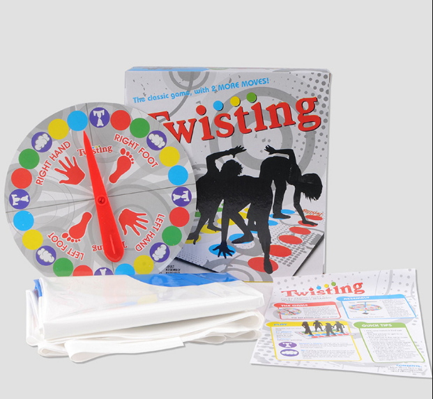 Đồ chơi vận động,trò chơi Twisting chơi theo nhóm trong nhà ngoài trời giúp giải trí rèn luyện phản xạ.gắn kết thành viên