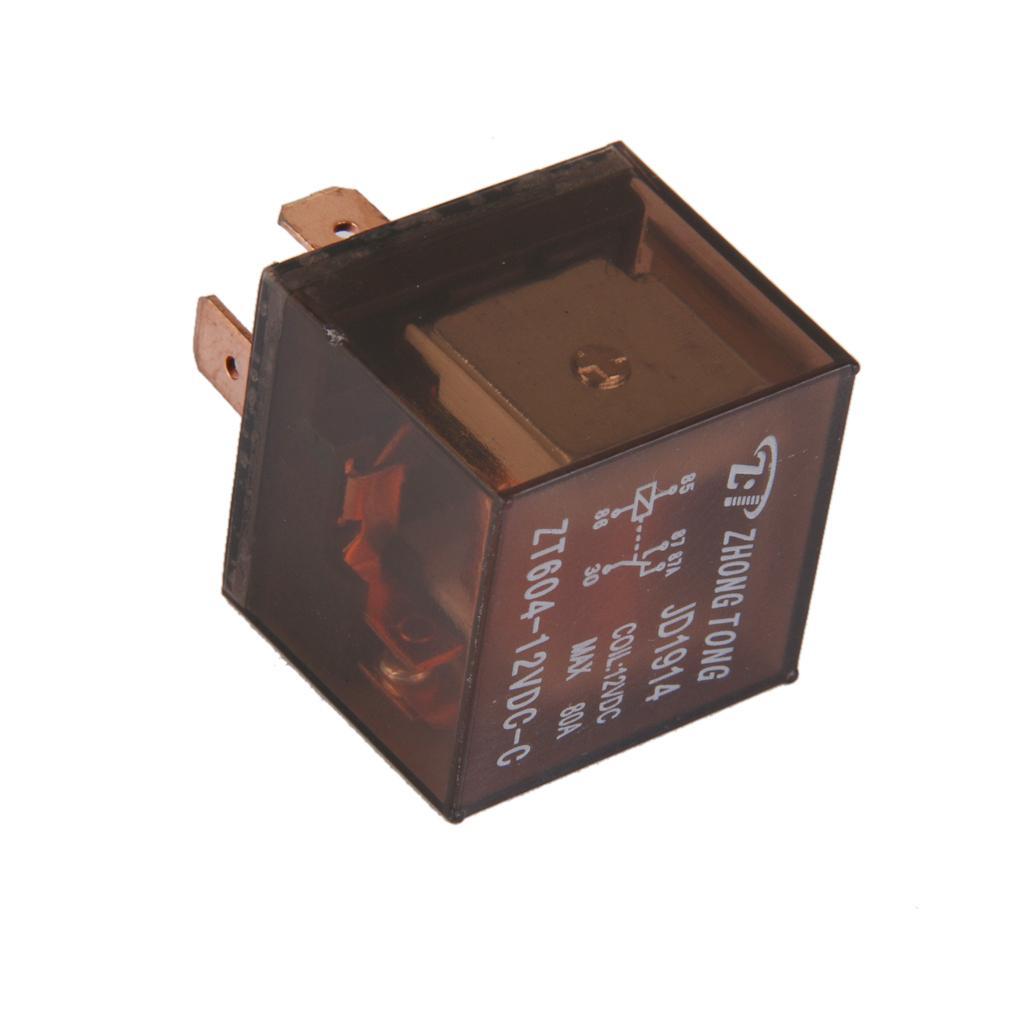 Practical Car Truck Auto Vehicle DC 12V 80A 80 AMP SPDT Relay Relays 5 PIN