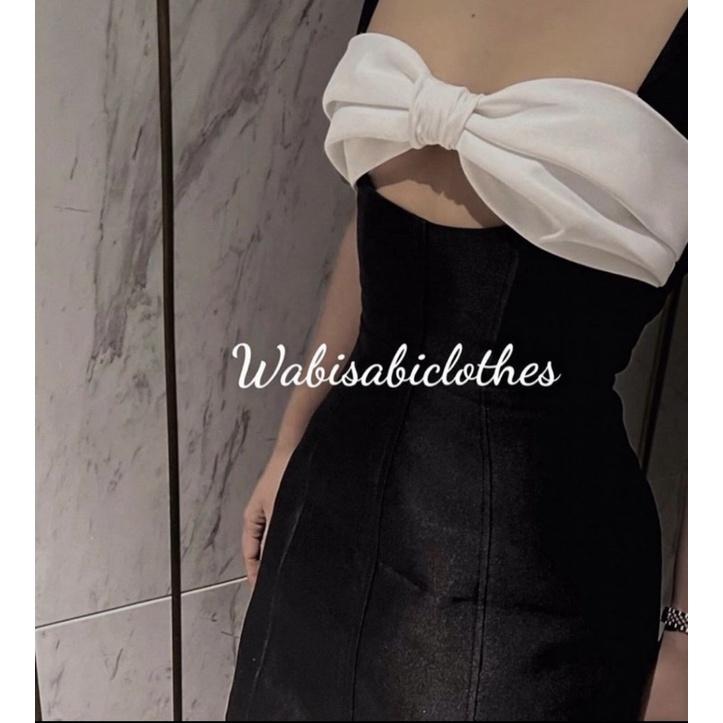 Đầm mini nơ ngực Wabisabi N3004 size S