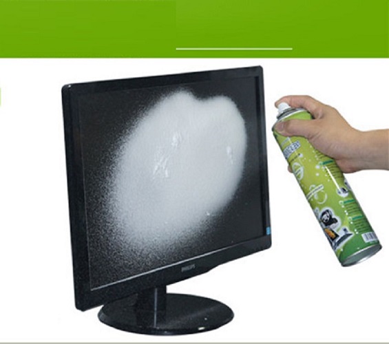 Bộ 2 Bình xịt vệ sinh laptop đa năng 650ml+ Tặng kèm hộp gel cao su lấy bụi ( màu ngẫu nhiên)