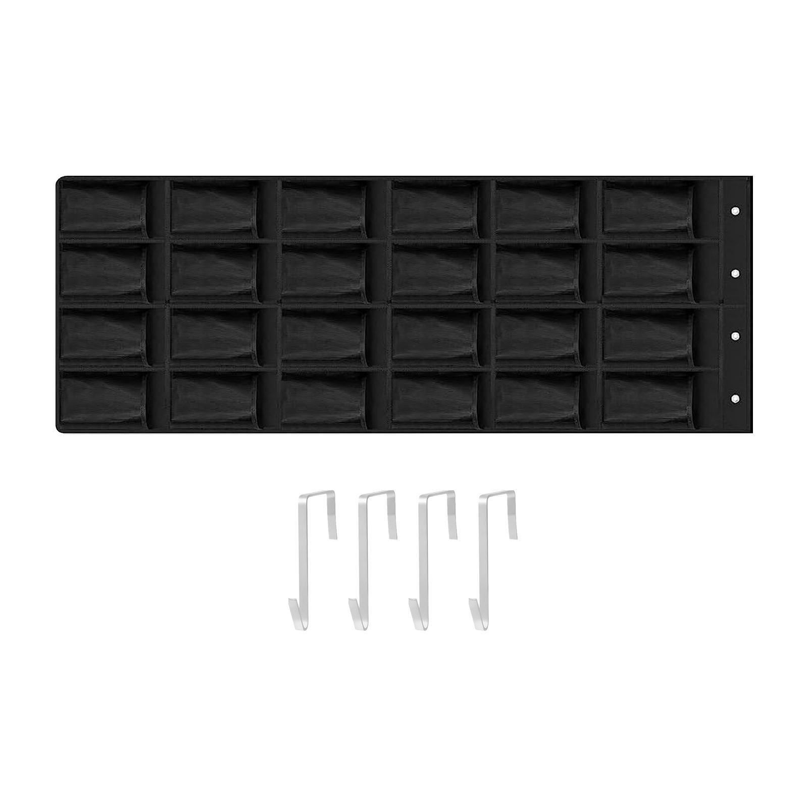 Large Pockets over The Door Shoe Organizer Multi Function Space Saver Shoe Hanger Shoe Rack Shoe Storage for Hats Bedroom Living Room Keys