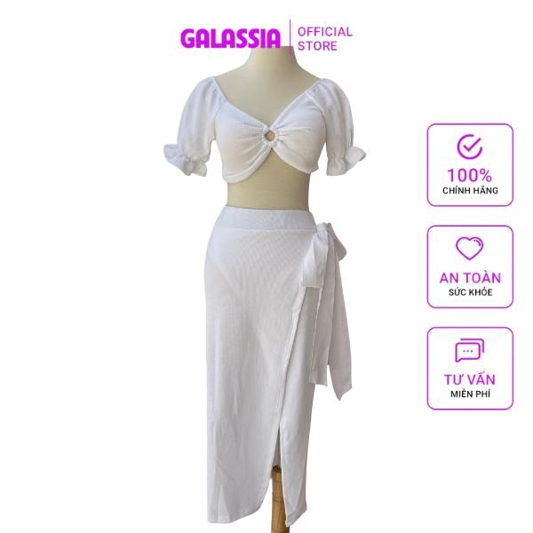 Đồ bơi nữ đi biển 3 món khoen tròn bikini kín đáo GALASSIA