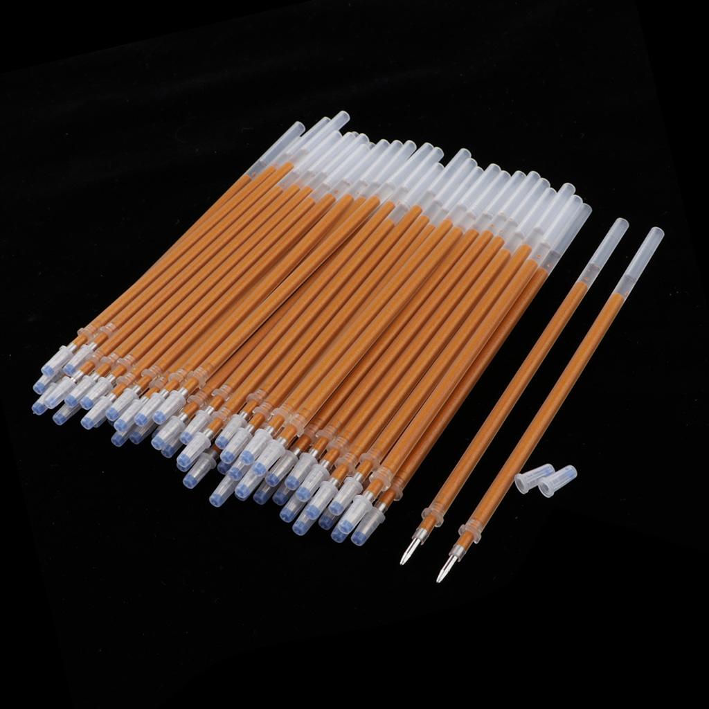 2x50 Pieces Gold Color Flash Gel Pen Refill Fluorescent Graffiti Painting