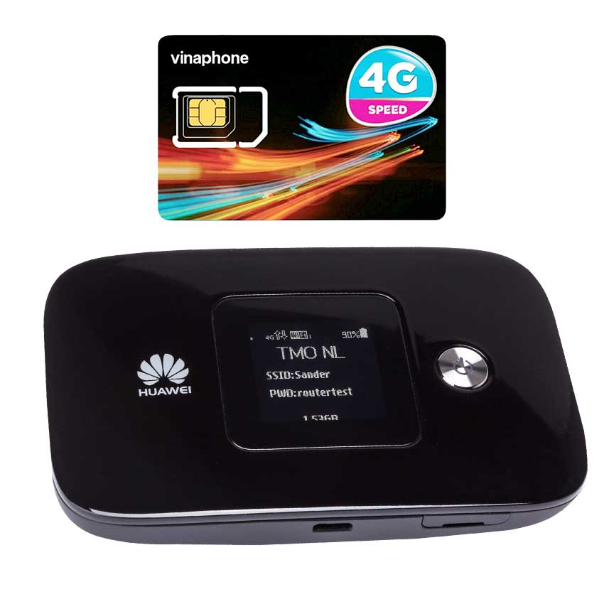 Huawei E5786 | Thiết bị phát wifi 3G/4G tốc độ download lên đên 300 Mbps + Sim 4G Viaphone trọn Gói 12 Tháng | 5.5GB/Tháng - Hàng nhập khẩu