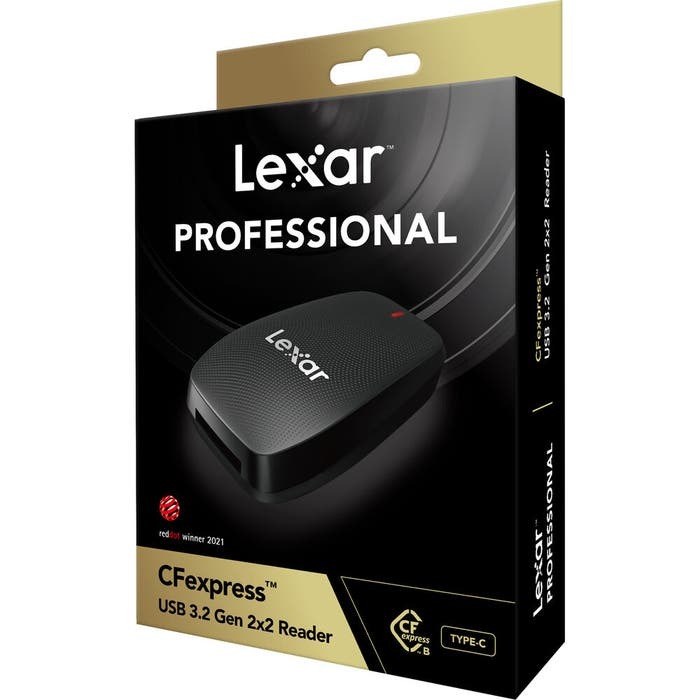 Đầu đọc thẻ Lexar Professional CFexpress Type B USB 3.2, tốc độ truyền nhanh, kích thước nhỏ gọn - Hàng chính hãng BH 5 năm