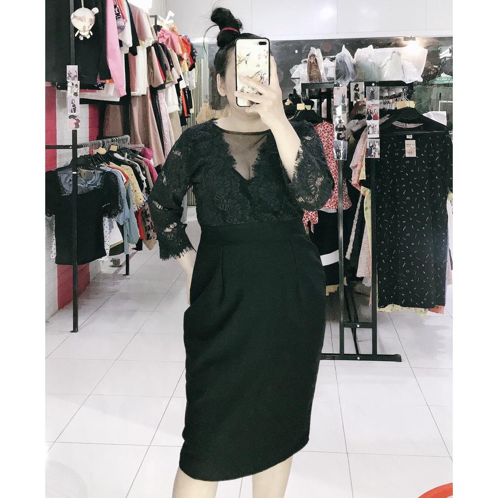 ĐẦM BODY PHỐI LƯỚI BIGSIZE TK