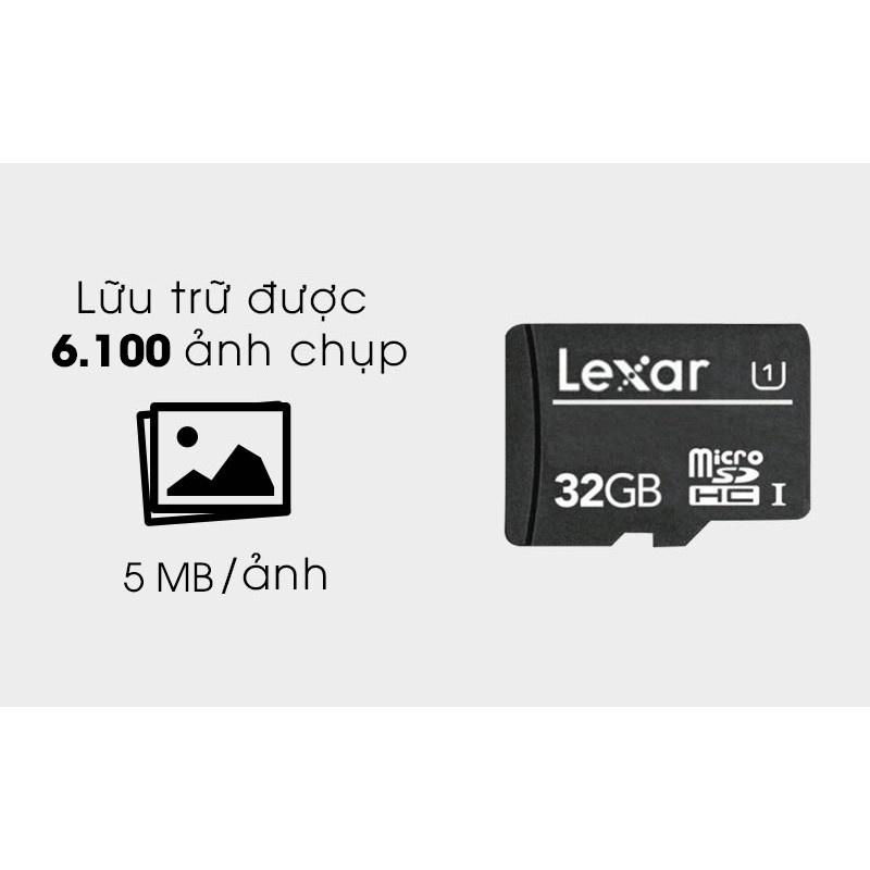 Thẻ nhớ MicroSD Lexar 32GB/ 64GB/128GB class 10 UHS-I - tốc độ100MB/s, kèm Adapter, dùng cho camera, máy ảnh, máy quay - Hàng chính hãng