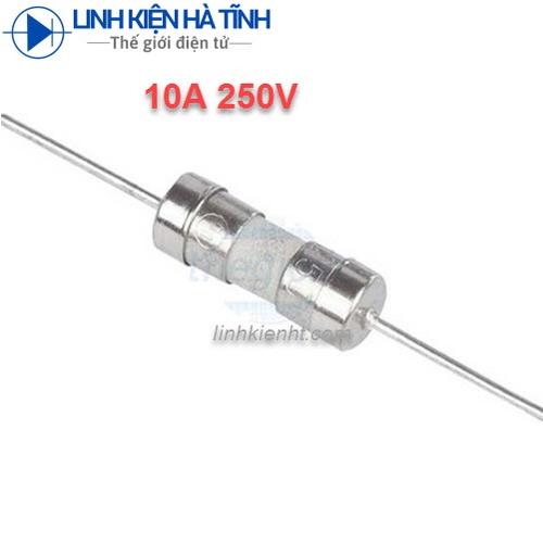 Combo 10 cầu chì sứ 10A 3.6x10mm