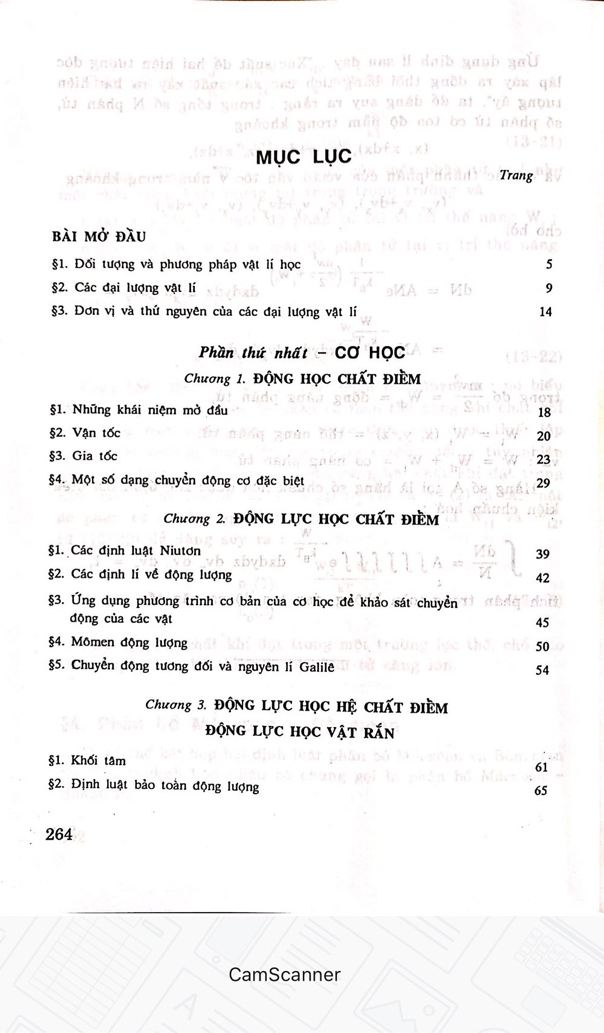 Vật lí đại cương tập 1 phần Cơ _ Nhiệt