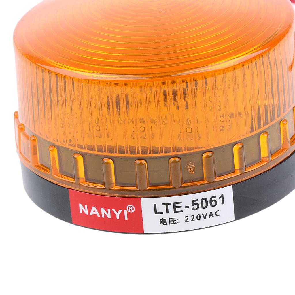 Vàng LED Khẩn Cấp Đèn Cảnh Báo Tín Hiệu Cảnh Báo Đèn Bụi Chống Nước AC220V, Cao Cấp