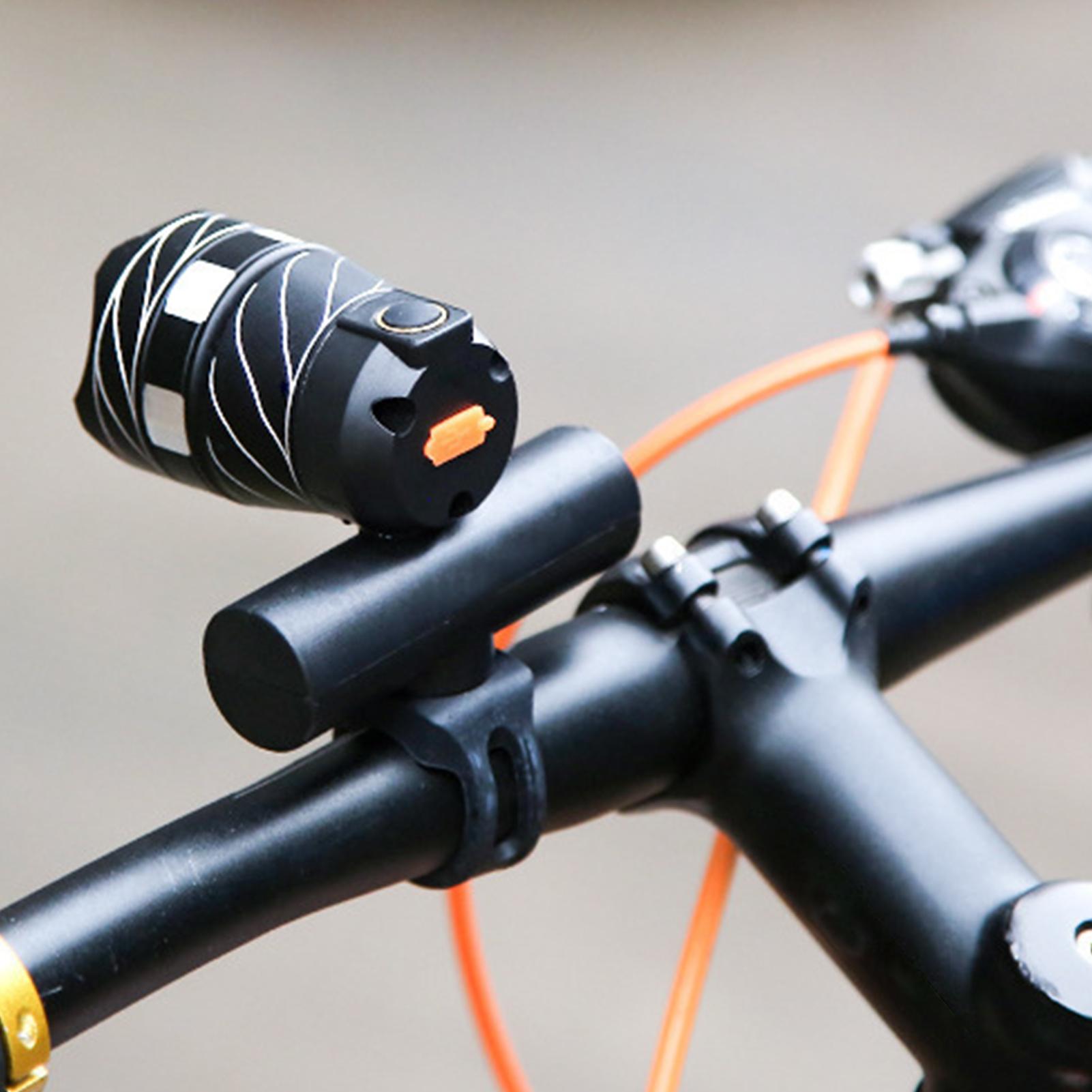 Đèn LED có thể sạc lại cho xe đạp pin 1200mAh, 3 chế độ chiếu sáng, chống nước