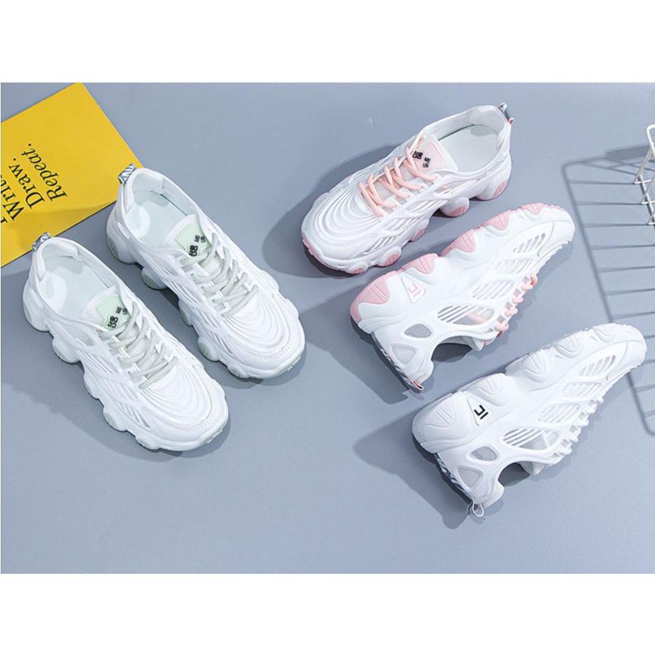 Xả kho hàng tồn giá rẻ giày thể thao nữ Giày sneaker nữ đế cao mềm ULzzang sneaker