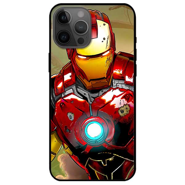 Ốp lưng dành cho Iphone 12 Promax mẫu Người Sắt Nâng Cấp