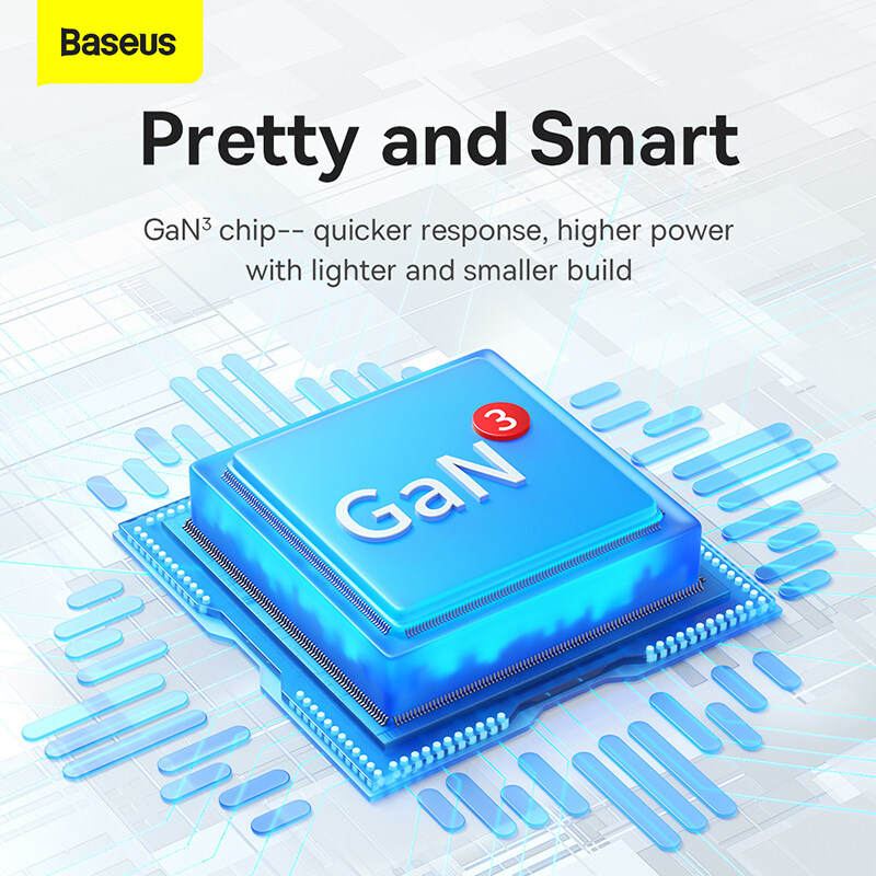 Bộ sạc nhanh Baseus GaN3 Pro Quick Charger 65W