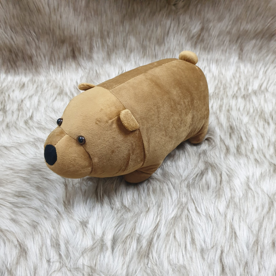 Gấu we are bear màu nâu nhồi bông size 30cm