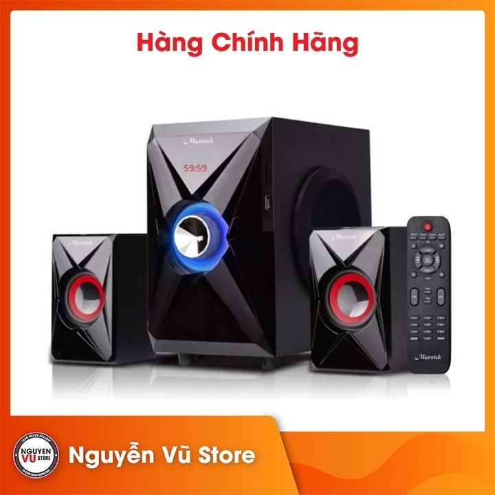 Loa Vi Tính Microtek M-368BT 2.1 70W Bluetooth 5.0 - Hàng Chính Hãng