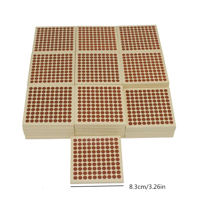 Bộ 45 khối gỗ 100 (45 Wooden Hundred Squares)