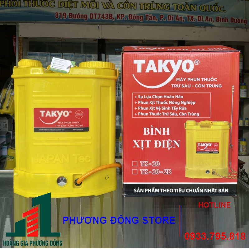 Bình điện phun thuốc TAKYO TK-20 _ 20 lít