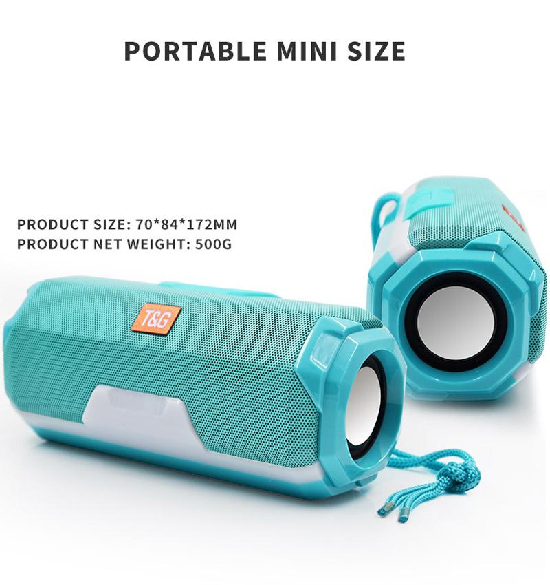 TG loa bluetooth di động 1200mah dung lượng lớn không dây loa không dây bass với giao diện âm thanh radio máy tính thanh âm thanh: màu đen