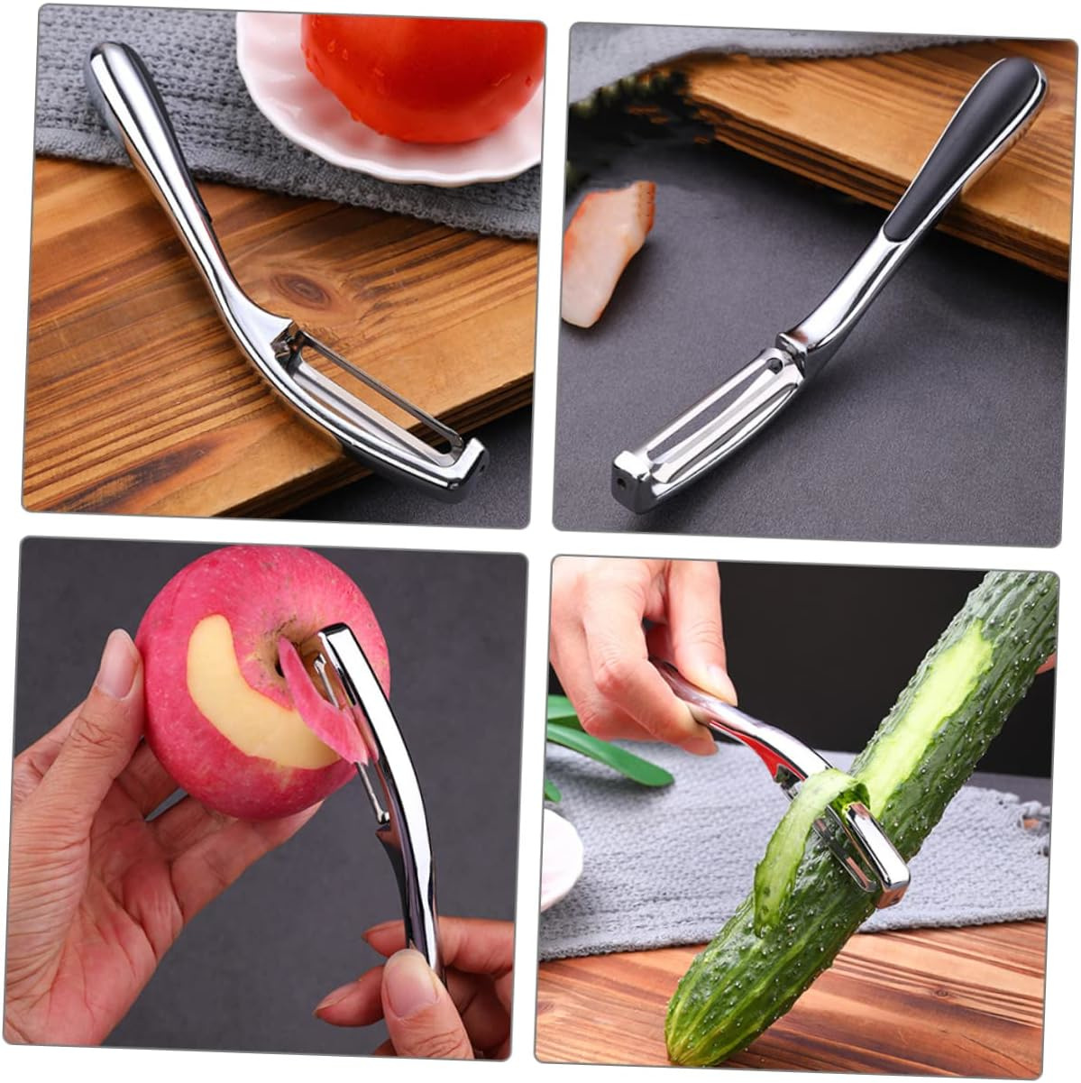 Dụng cụ nạo củ quả Se Ka SK66 thép phủ niken lưỡi dao sắc bén tay cầm chống trượt