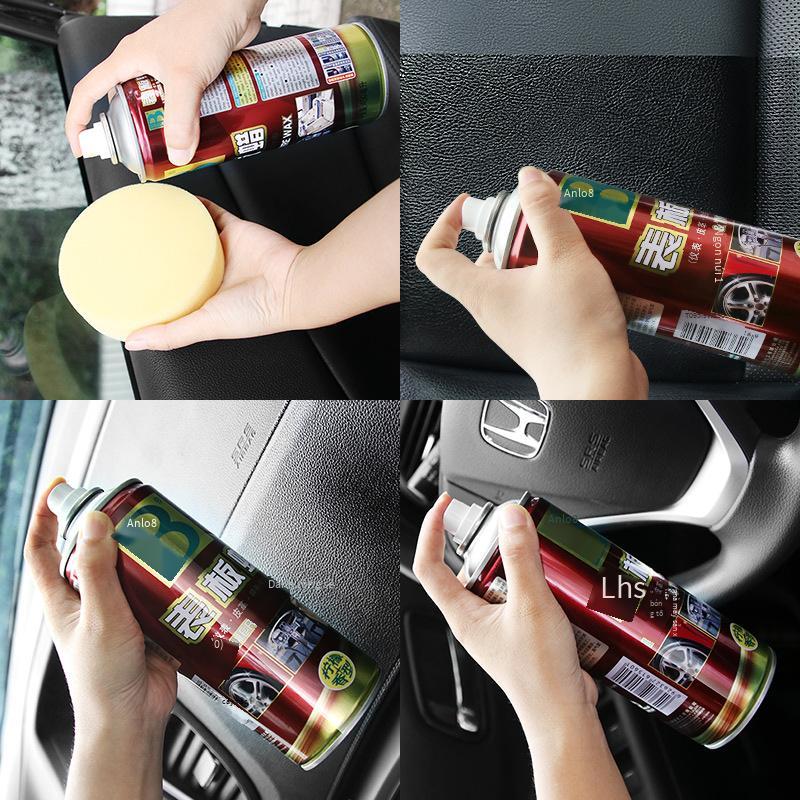 Bảng điều khiển phong cách mới nhất bằng sáp làm thơm ô tô bảng điều khiển bằng sáp loại bỏ bụi làm sạch nội thất kính bảo dưỡng nhựa nâng cấp da bảo dưỡng sáp