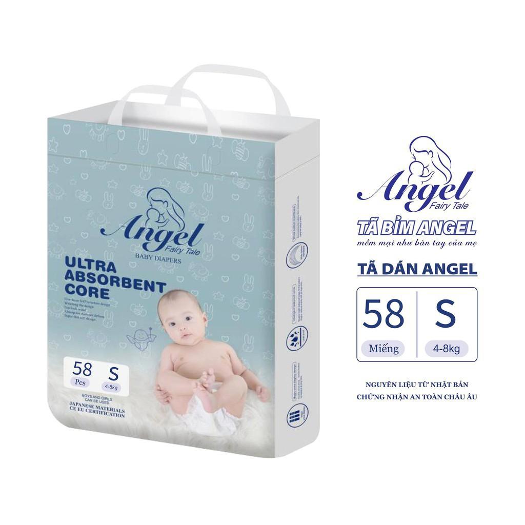 COMBO 3 Tã Dán ANGEL Ultra Absorbent Core Size NB62- S58-M54-L50-XL46