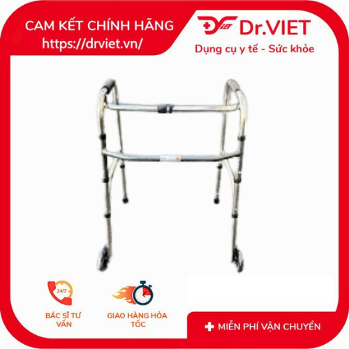 Khung tập đi inox Lucass W-717S
