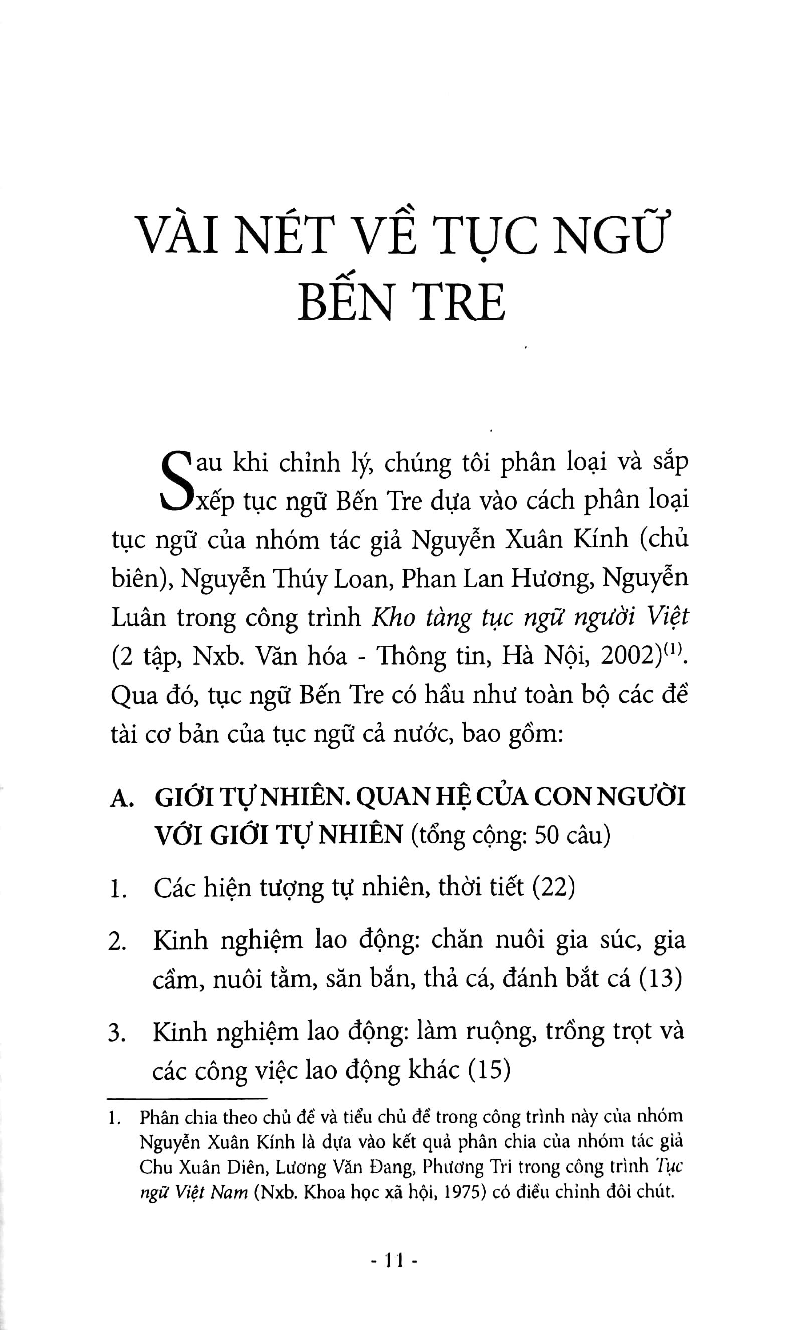 Văn Học Dân Gian Bến Tre - Tập 1