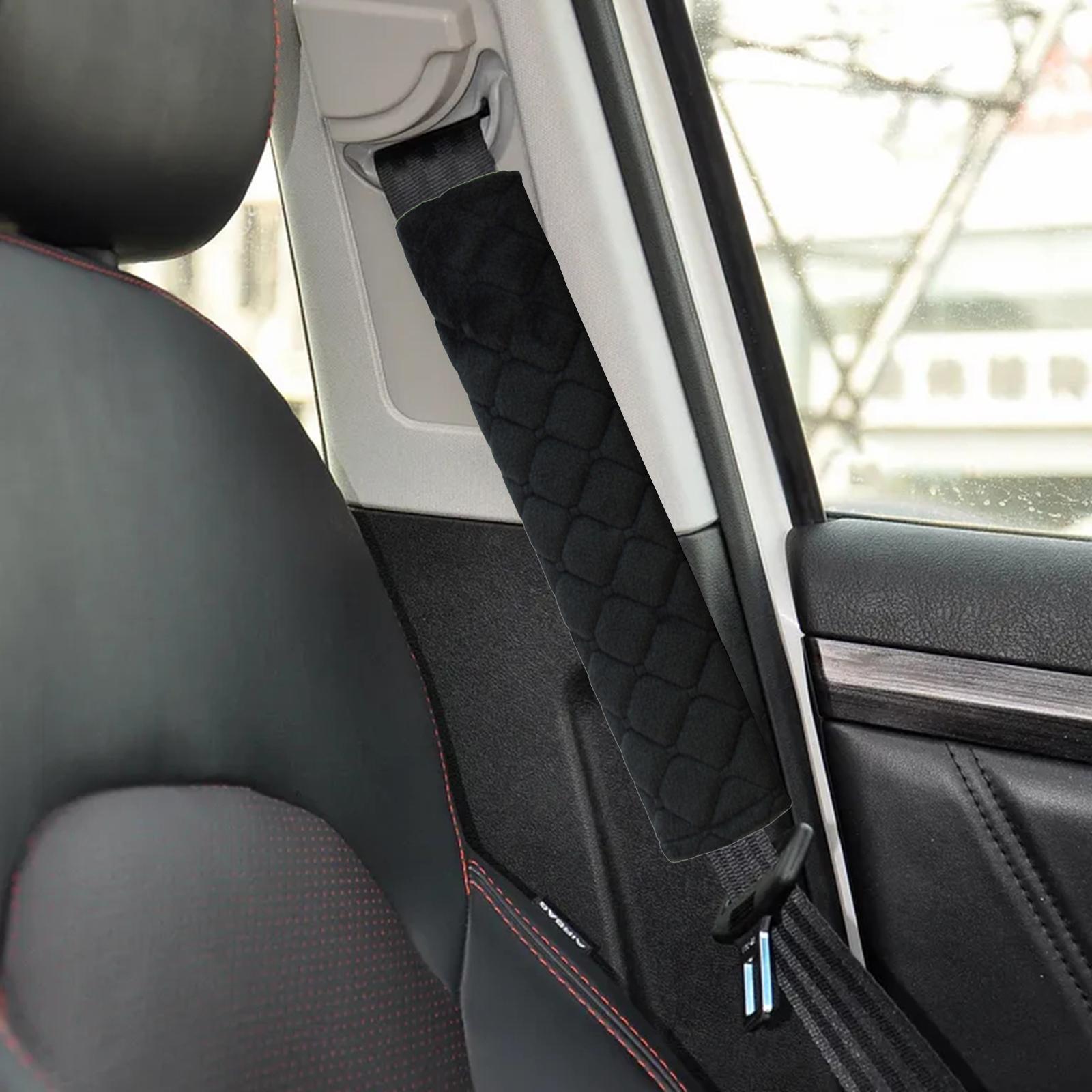 2Pcs Car Seat Belt Cover Decorations for Camera Bag Adults Kids Car