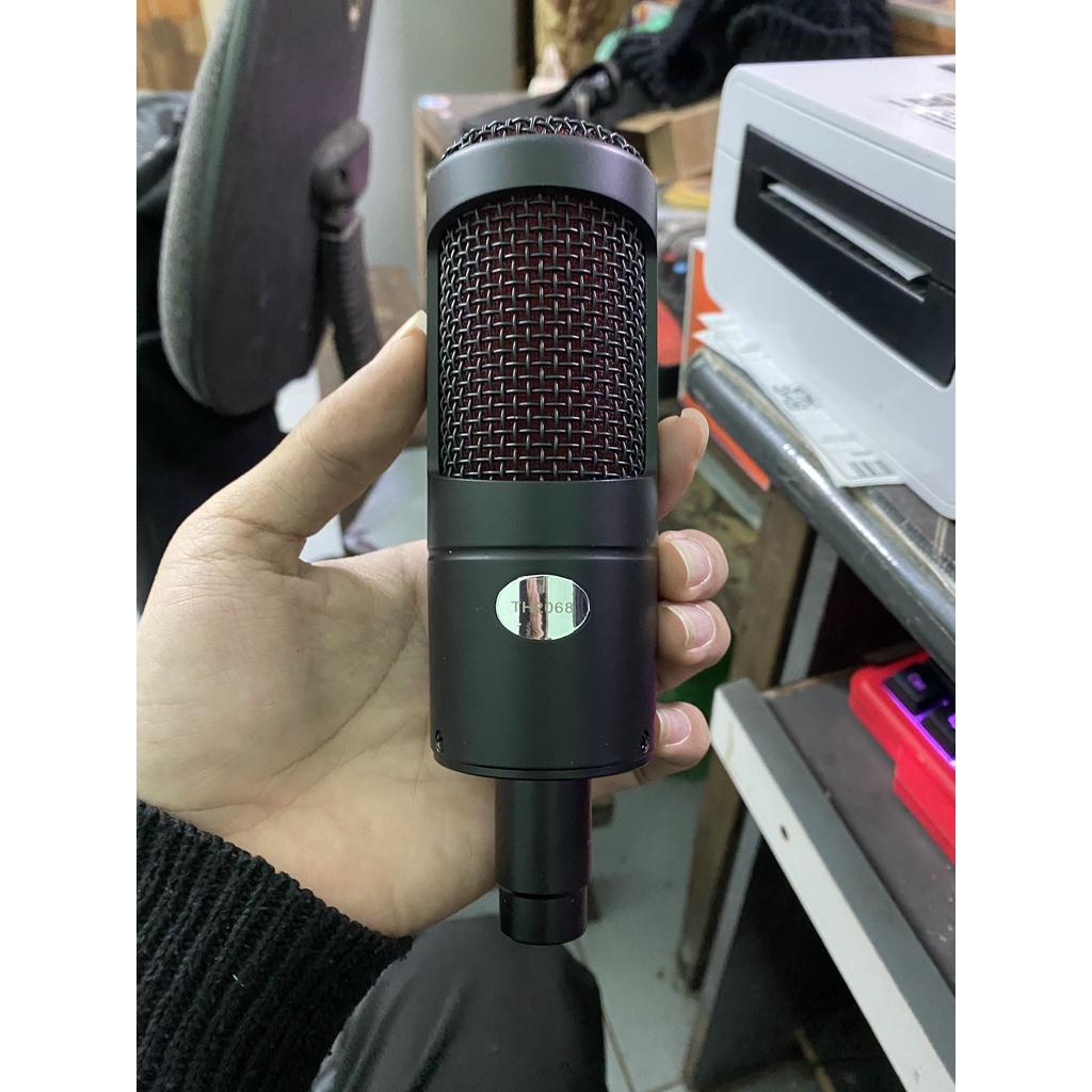 Trọn Bộ Sound Card K10 Kèm Mic Thu Âm TH2068 . Chuyên Livestream , Thu Âm Dễ Dàng Sử Dụng , Chất Lượng Cực Tốt