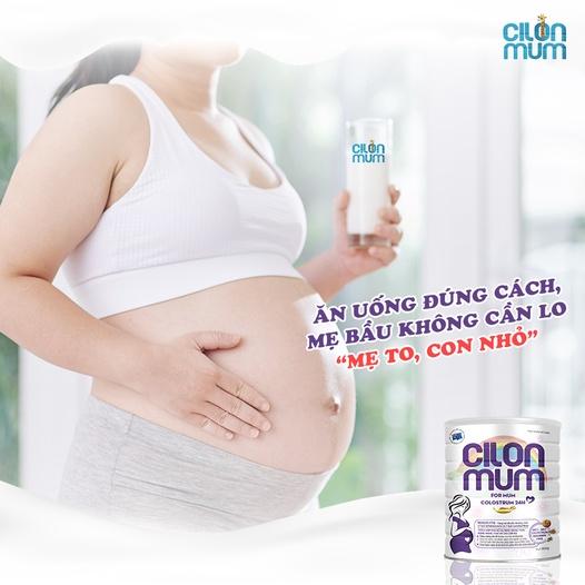 Sữa Mẹ Bầu CILONMUM For Mum Colostrum 24h dành cho phụ nữ mang thai và cho con bú