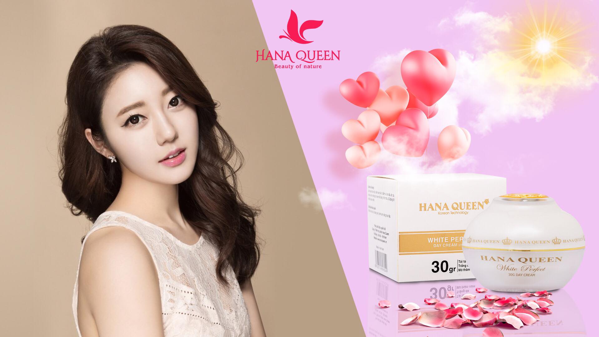 Kem Dưỡng Trắng Da Mờ Thâm Nám- White Pefect Day Cream Hanaqueen