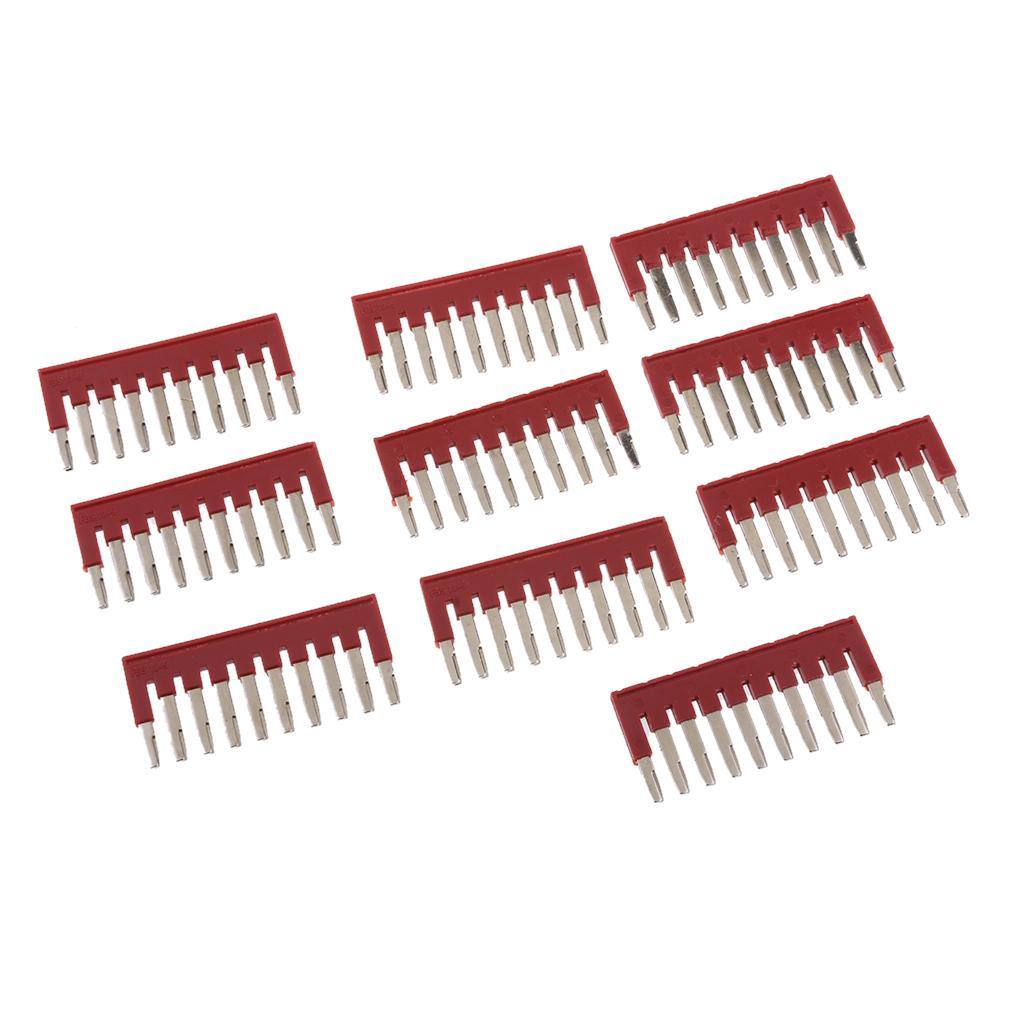 DIN Rail Terminal Block Ground   Pack of 10 for DK2.5N Block