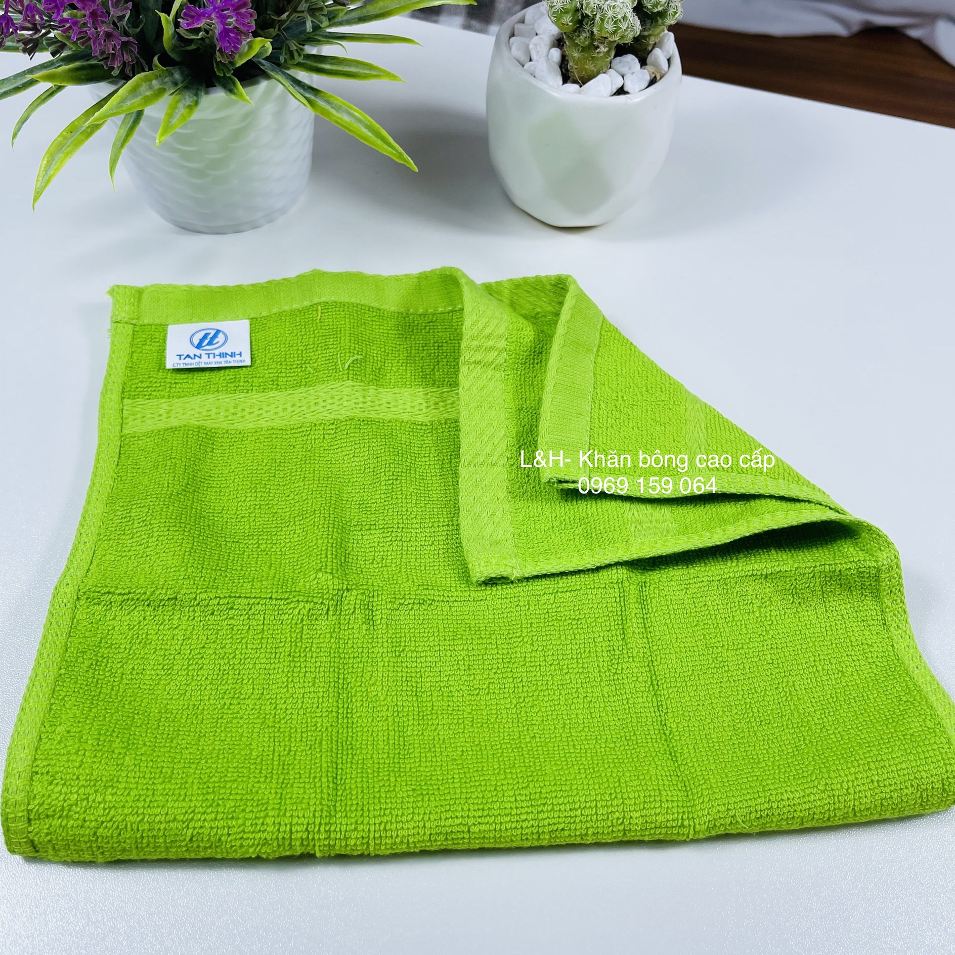 Khăn mặt màu Tân Thịnh, kt 30x50cm