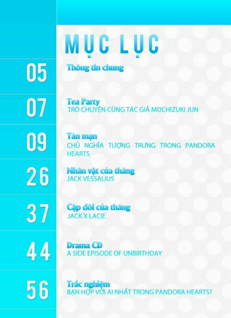 unbirthday - pandora hearts online magazine chapter 1 3