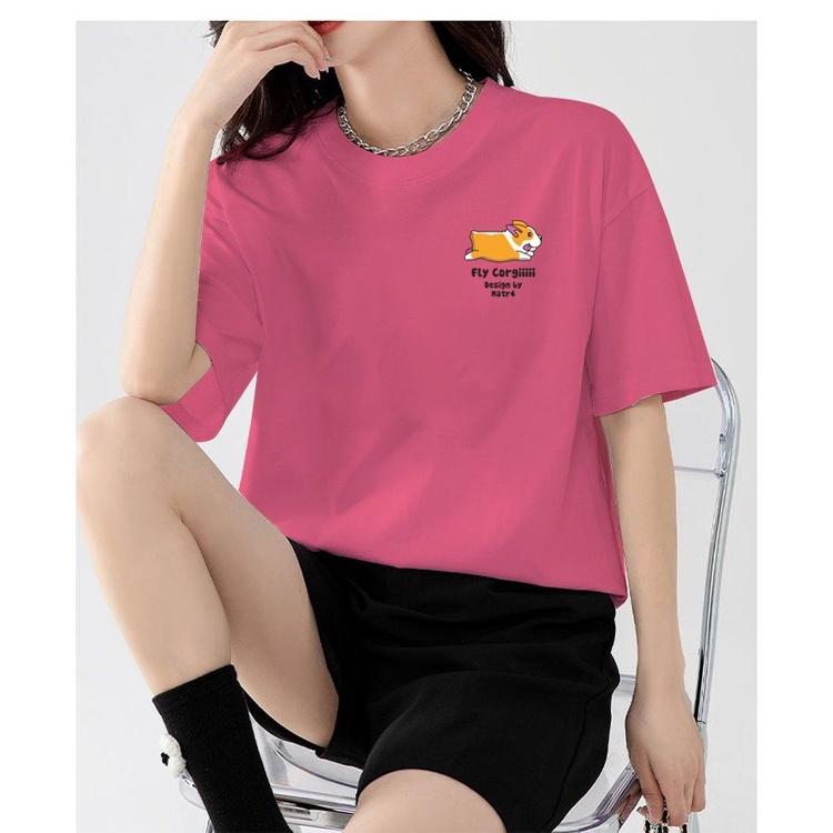 Áo Thun Tay Ngắn Dáng Rộng Phong Cách Hàn QuốcMới 2022 T047 Freesize (Dưới 60kg)