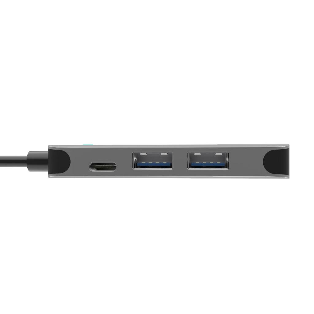 Bộ HUB TEEMO PC Chia 4 Cổng USB Type C To HDMI PD Dùng Cho Laptop Surface Macbook IPad Điện Thoại BH4H-PD Hàng Chính Hãng