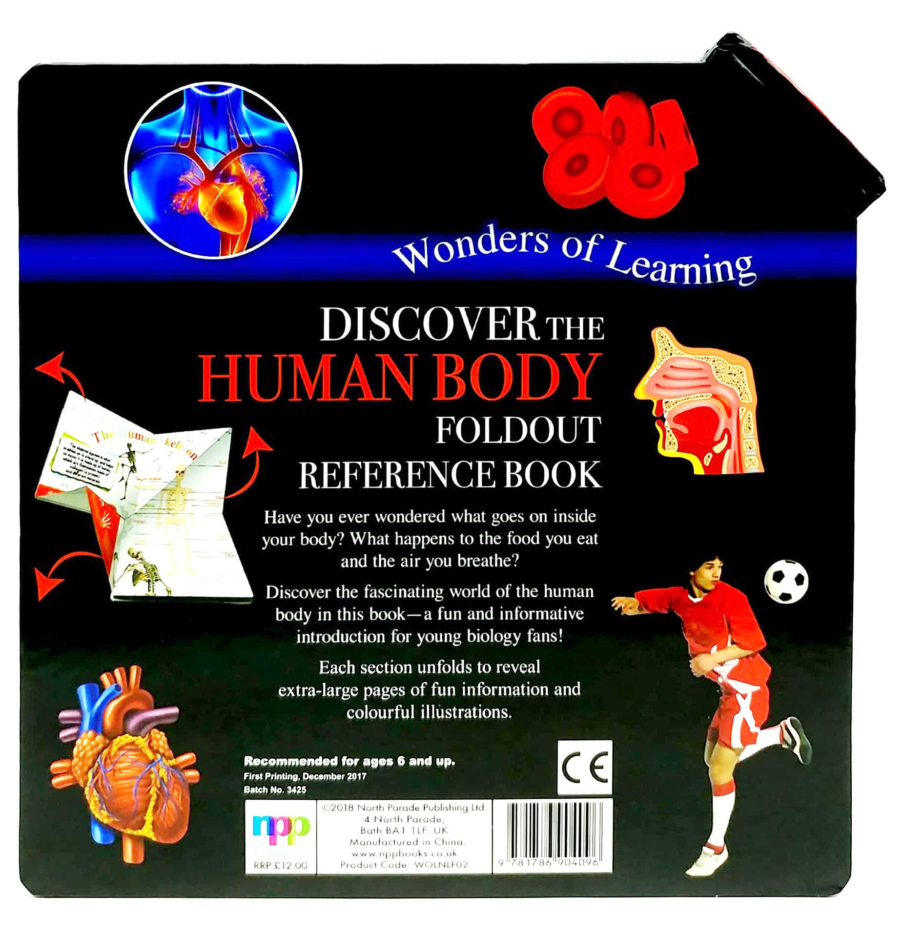 Wonder Of Learning - Discover The Human Body Foldout Reference Book