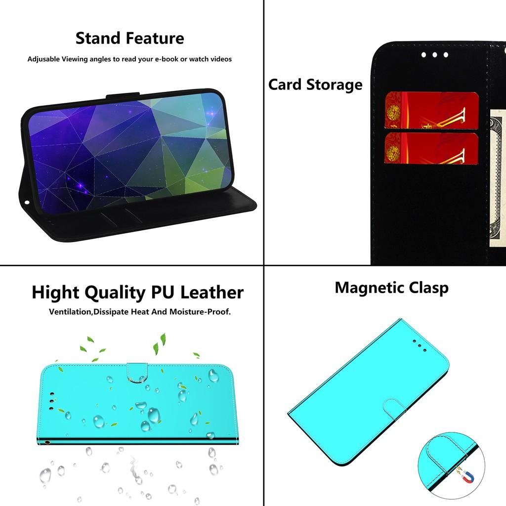 Ốp lưng da ví gập cho Samsung Galaxy S20 Plus S20+ S20 Ultra Note 10 Note 10+ Note 10 Lite S10 Lite A81 A91