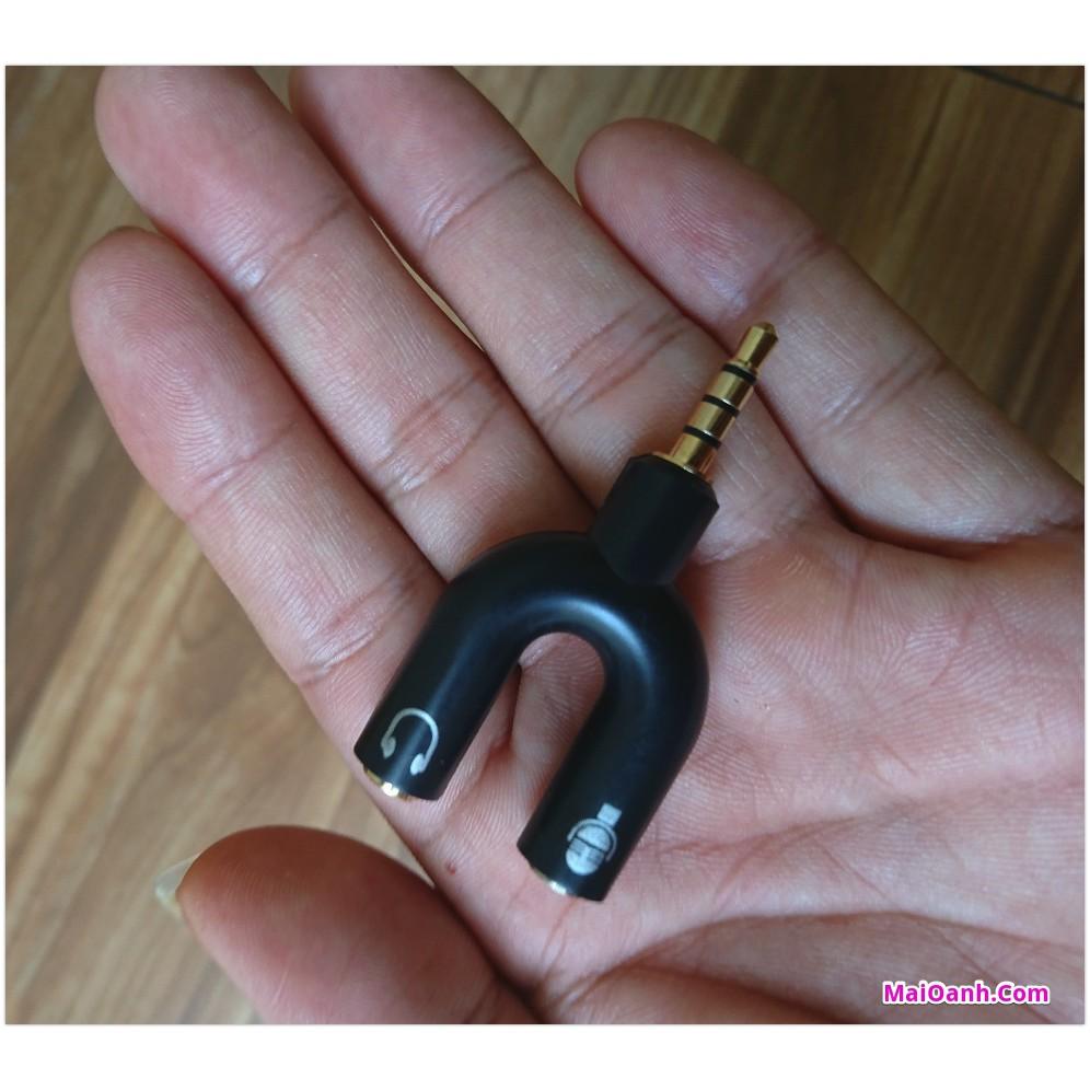 Jack Chia Audio 3.5 mm ra Micro và tai nghe điện thoại