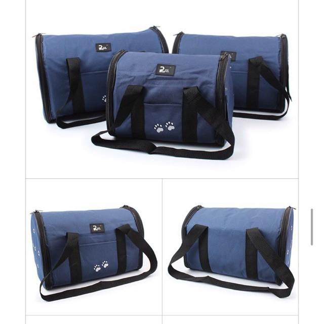 Túi vận chuyển vải xanh size M