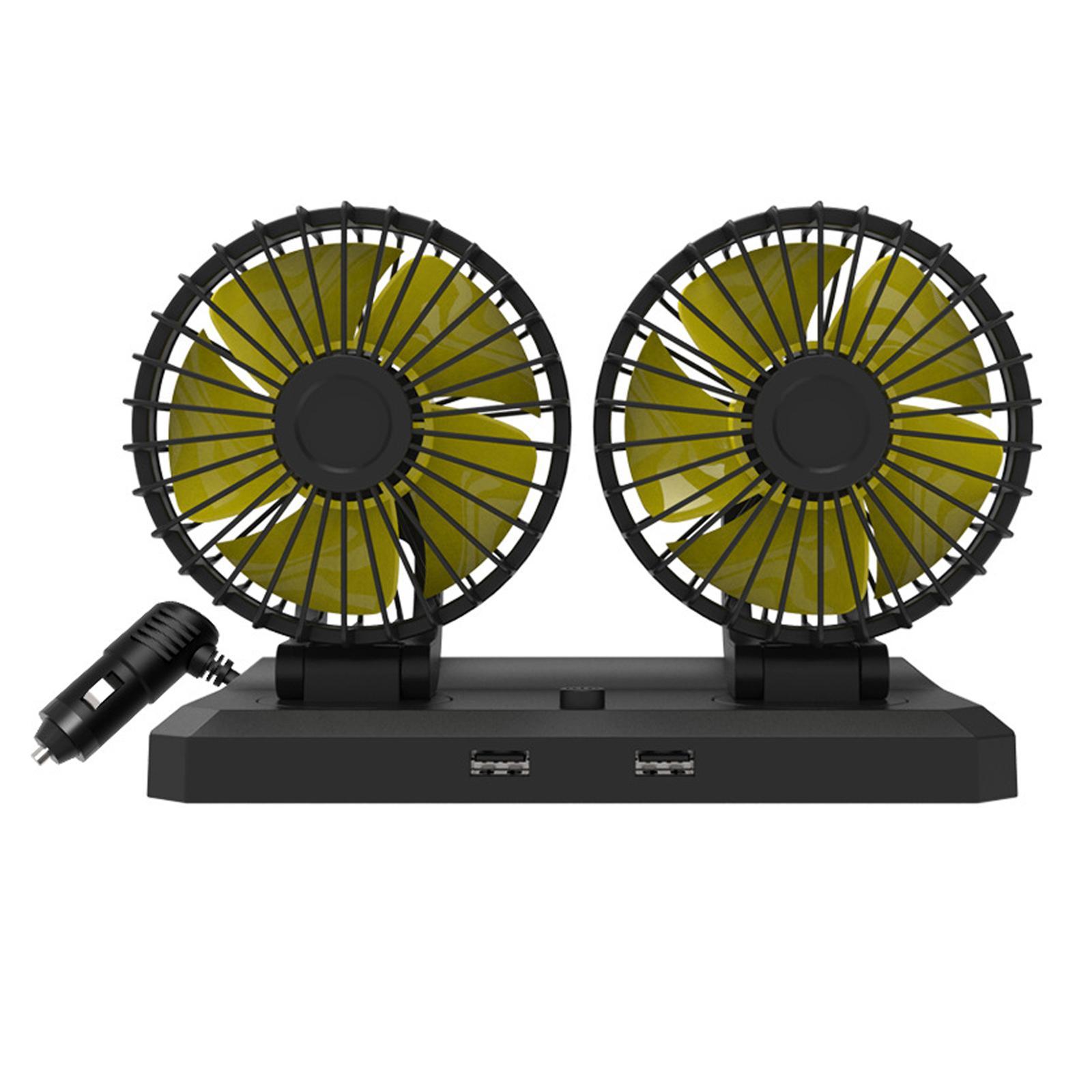 Mini Car Fan 12V