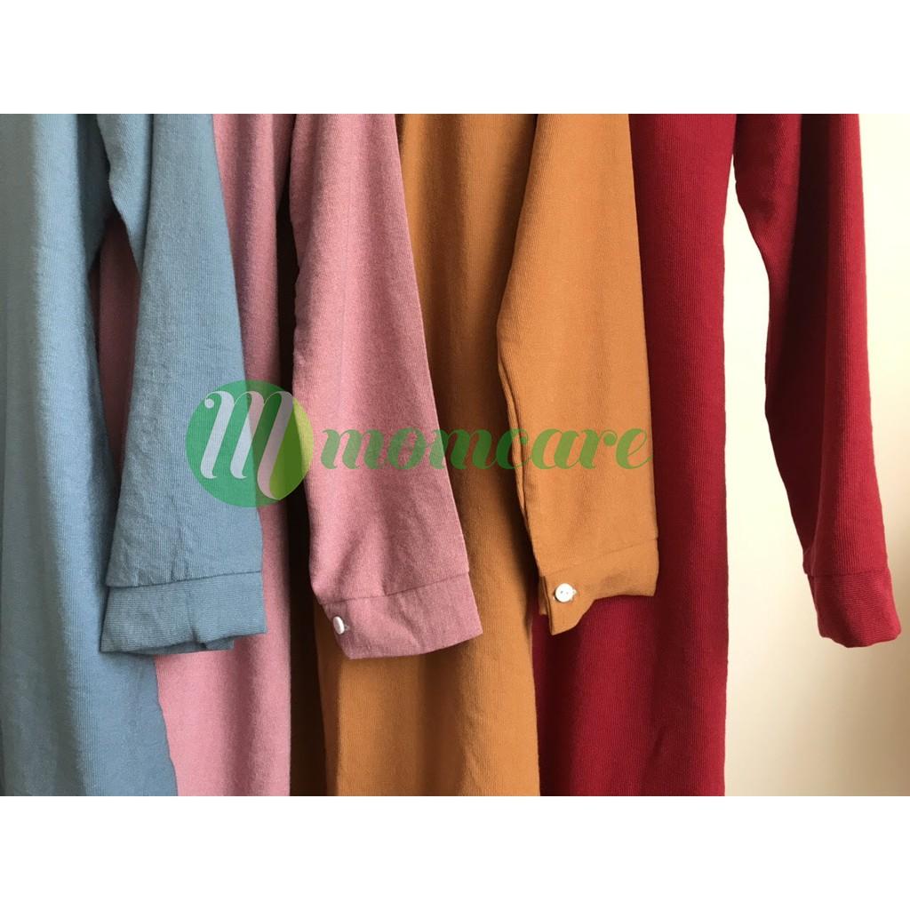 Đầm bầu, váy bầu đông xuân nhung tăm nhiều màu