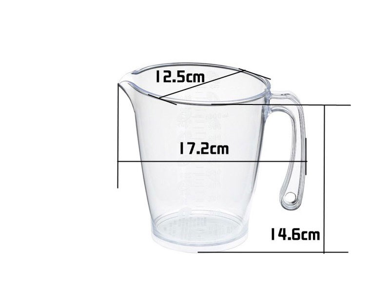 Ca đong chia vạch 1000ml nội địa Nhật Bản