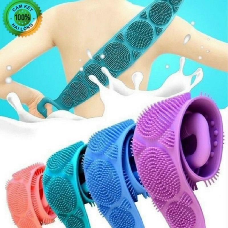 Dây Cọ Lưng Bằng Silicon Gai 2 Mặt Chức Năng Chà Và Massage Cơ Thể Khi Tắm